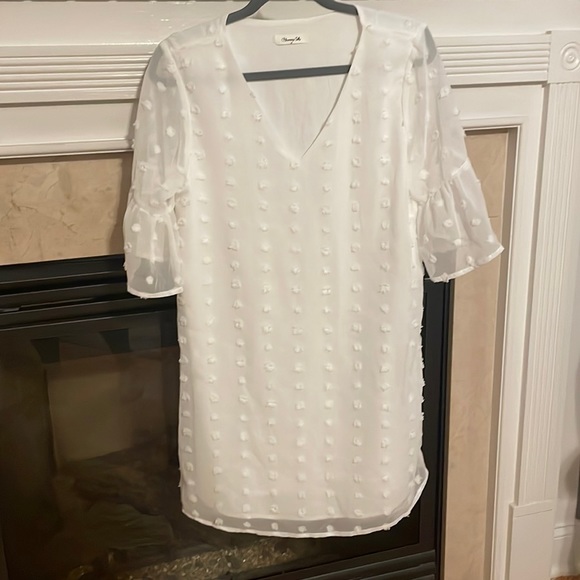 blooming jelly Dresses & Skirts - Blooming Jelly White Polka Dot Dress